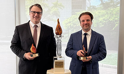 Fox and Wilkinson Named David B. Fawcett Pro Bono Winners